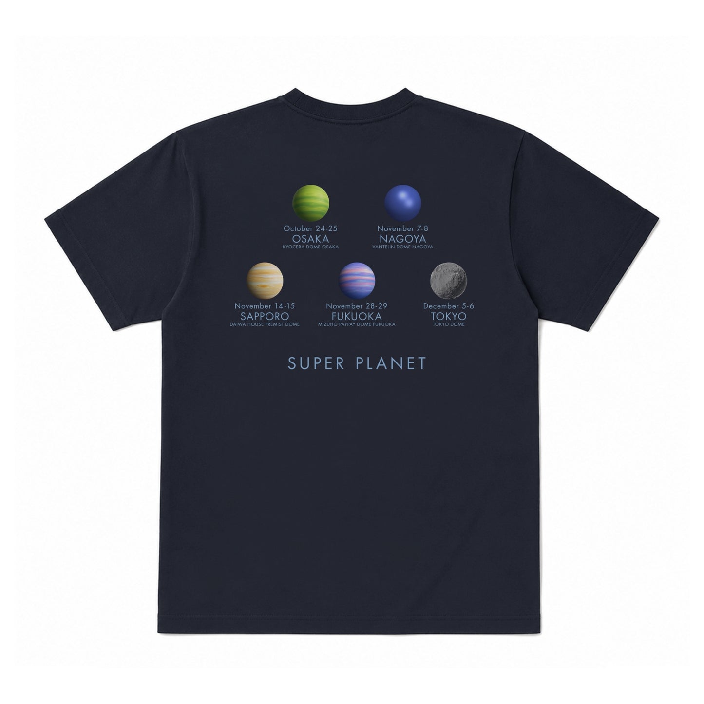 ⭐ YOASOBI - 超惑星 - T-Shirt Navy ♪︎ - 【長期預購-11月下旬】