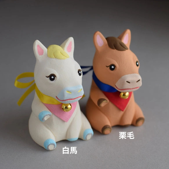 城南窯 - 新年手作2026 - 招福馬之介 (白馬) ♪︎ - 【中期預購-202602】