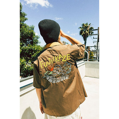 🌾 Fujii Kaze - Fujii Kaze x Fuji Rock '26 - Official Collaboration Shirt (BROWN) ♪︎ - 【中期預購-7月下旬】
