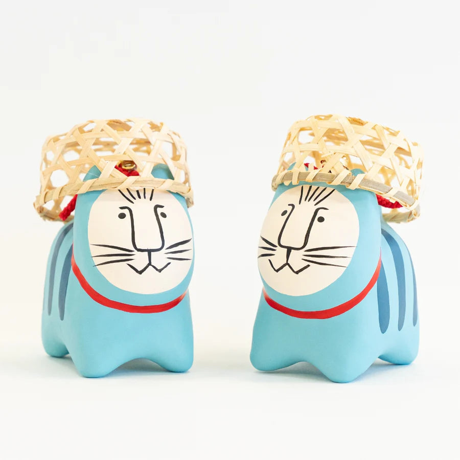 Lisa Larson - 會津張子(福島縣) × Lisa Larson - Lisa Larson的貓張子 (Misse・Blue) ♪︎