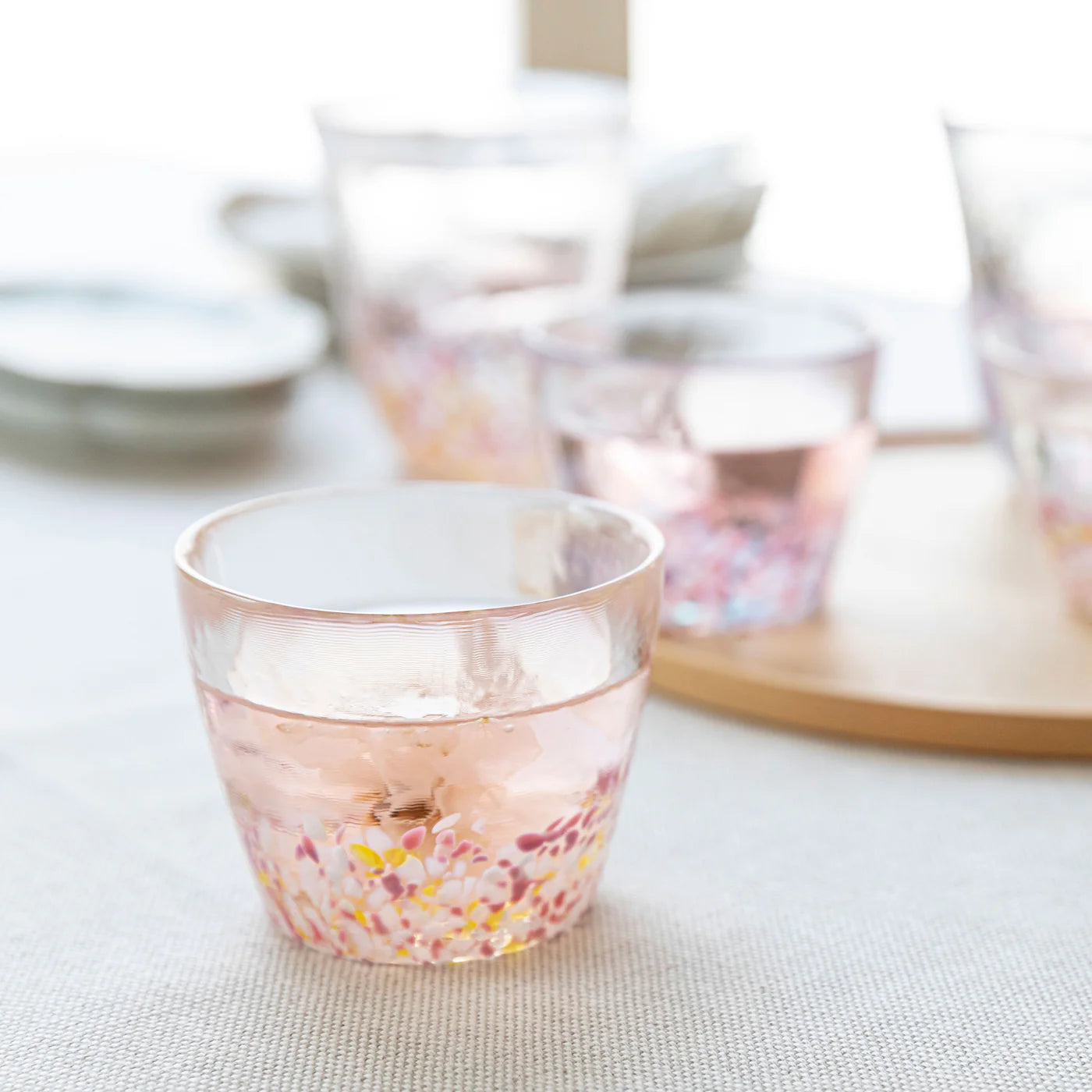 津輕玻璃 - SAKURA SAKURA - SAKURA FREE GLASS組 油菜與藍天 ♪︎