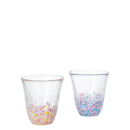 津輕玻璃 - SAKURA SAKURA - SAKURA酒杯組 油菜與藍天 ♪︎