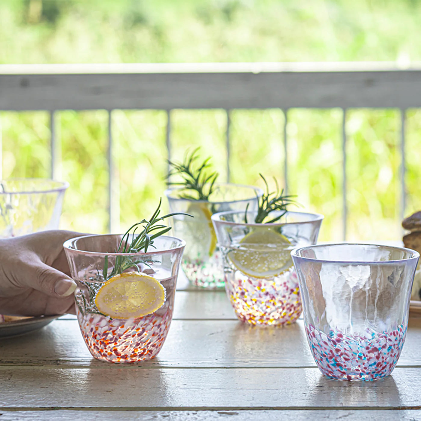 津輕玻璃 - SAKURA SAKURA - 櫻與藍天 FREE CUP ♪︎