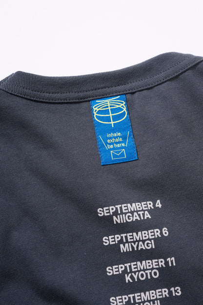 🐑 羊文學 - TOUR 2026 ”すーーーはーーー” - Inhale. Exhale. T-shirt [SUMI BLACK] ♪