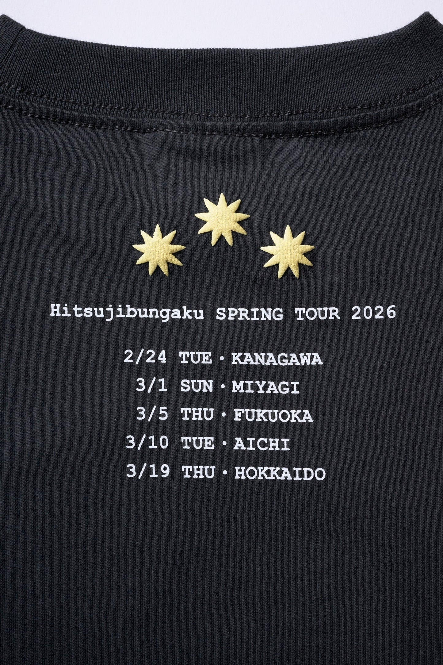 🐑 羊文學 - SPRING TOUR 2026 - 長袖T[BLACK] ♪