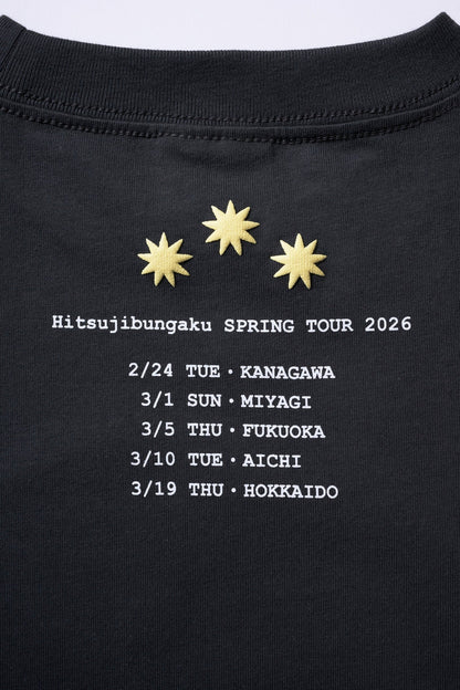 🐑 羊文學 - SPRING TOUR 2026 - 長袖T[BLACK] ♪