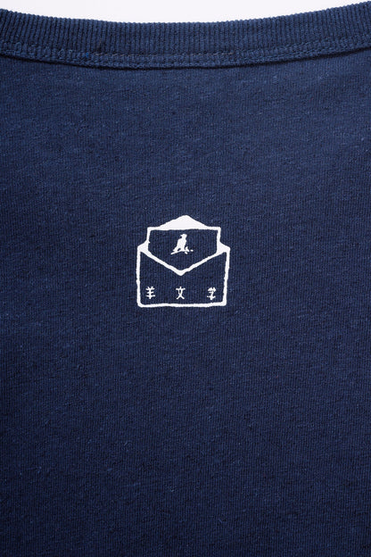 🐑 羊文學 - TOUR 2026 ”すーーーはーーー” - MINDFUL BREATHING Long T-shirt[NAVY] ♪
