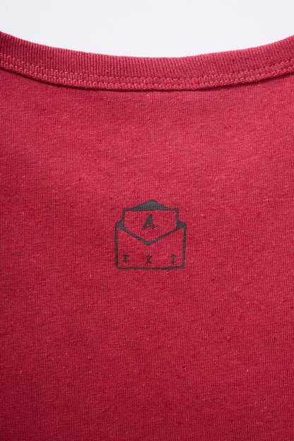 🐑 羊文學 - TOUR 2026 ”すーーーはーーー” - MINDFUL BREATHING Long T-shirt[RED] ♪