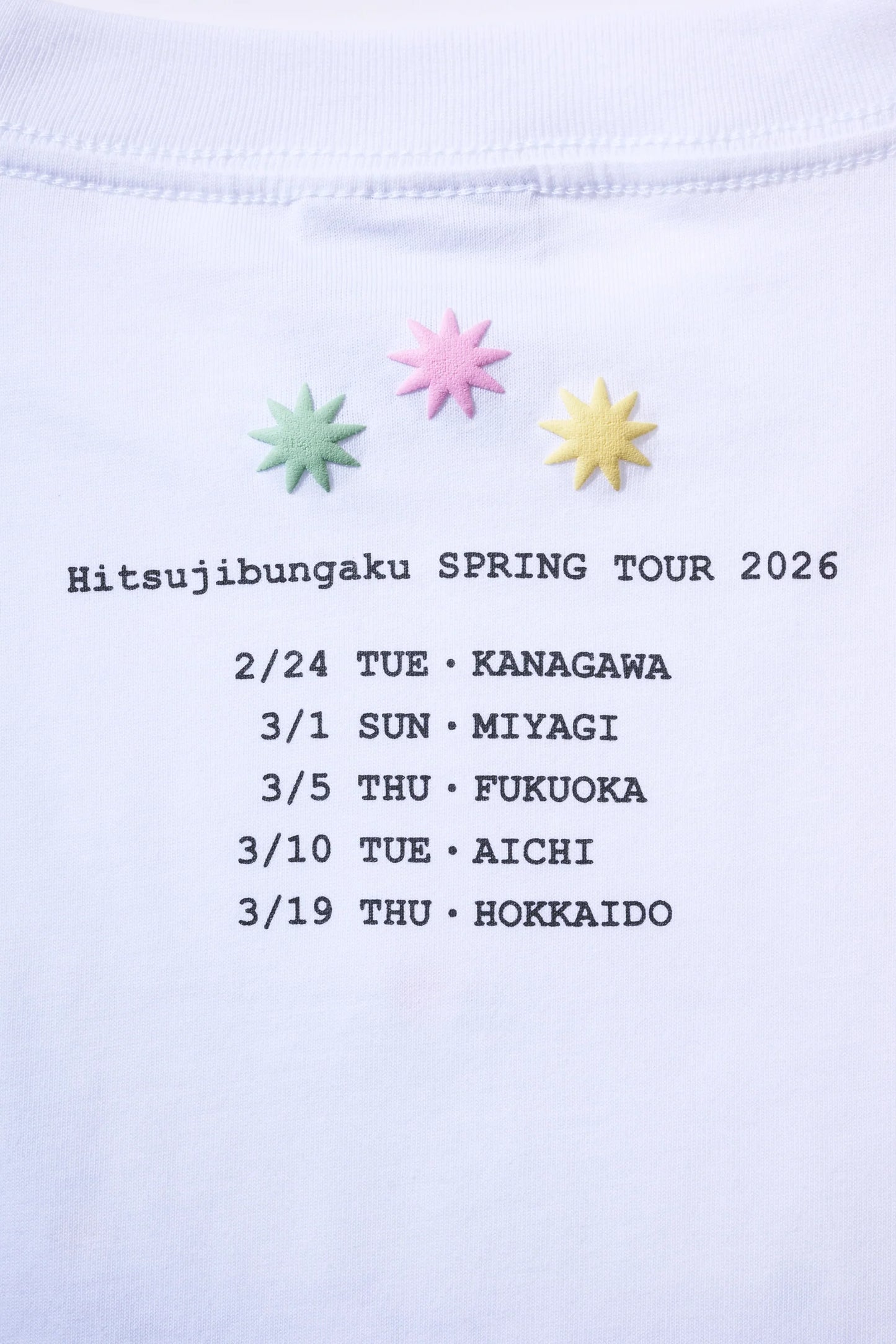 🐑 羊文學 - SPRING TOUR 2026 - 長袖T[WHITE] ♪