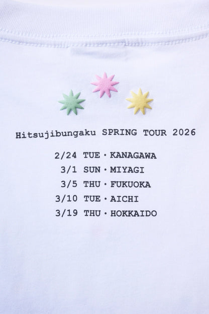 🐑 羊文學 - SPRING TOUR 2026 - 長袖T[WHITE] ♪