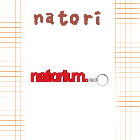 🎧 NATORI - 壓克力鑰匙圈 - 紅色 ♪︎