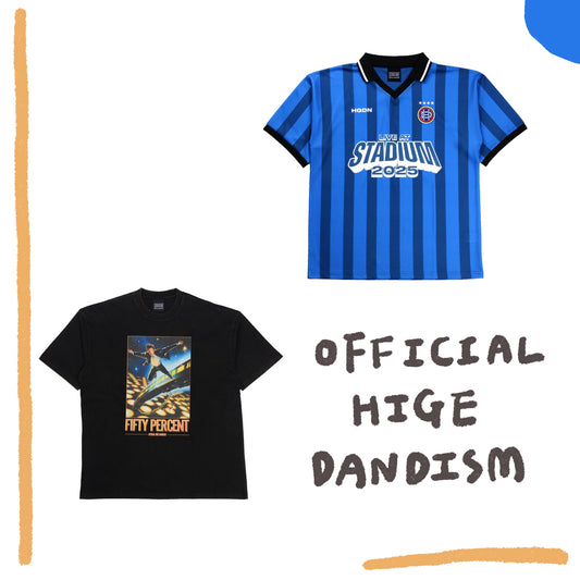 🎹 Official髭男dism - LIVE at STADIUM 2025 - 50％ 短袖上衣/ 制服 ♪︎ - 【長期預購-2025年5月下旬】