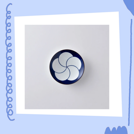 白山陶器 - 輪梅 - 4寸和盤 ♪︎