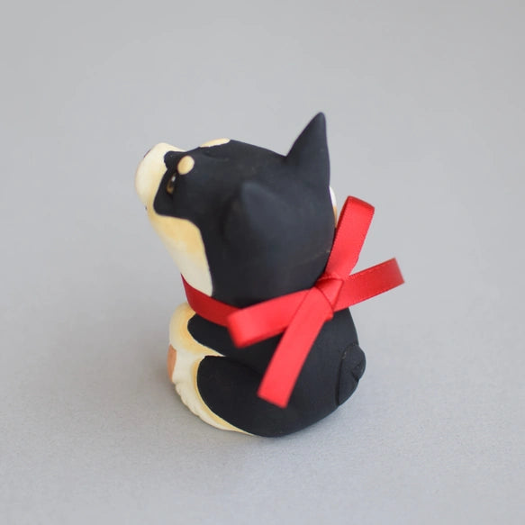 城南窯 - 招財犬 - 黑柴 ♪︎