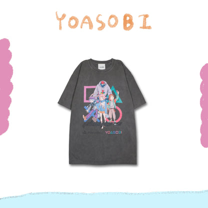 ⭐ YOASOBI - vaultroom × PLAYERS - TEE / Charcoal ♪︎ - 【長期預購-6月中旬】