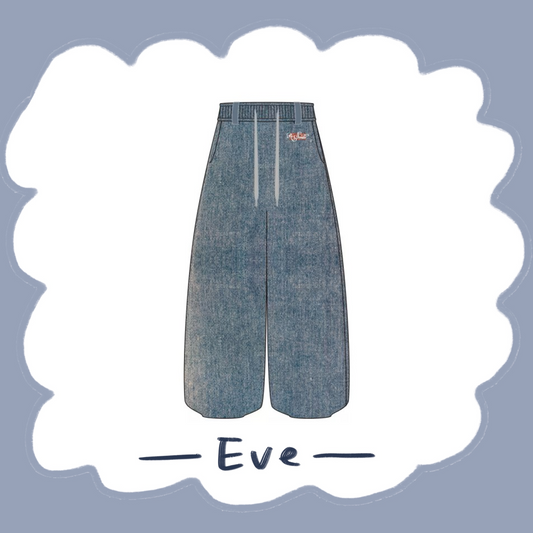 🎮 Eve - Eve Live 2026 [Re:Smile] - 運動長褲 [淺藍丹寧] ♪︎