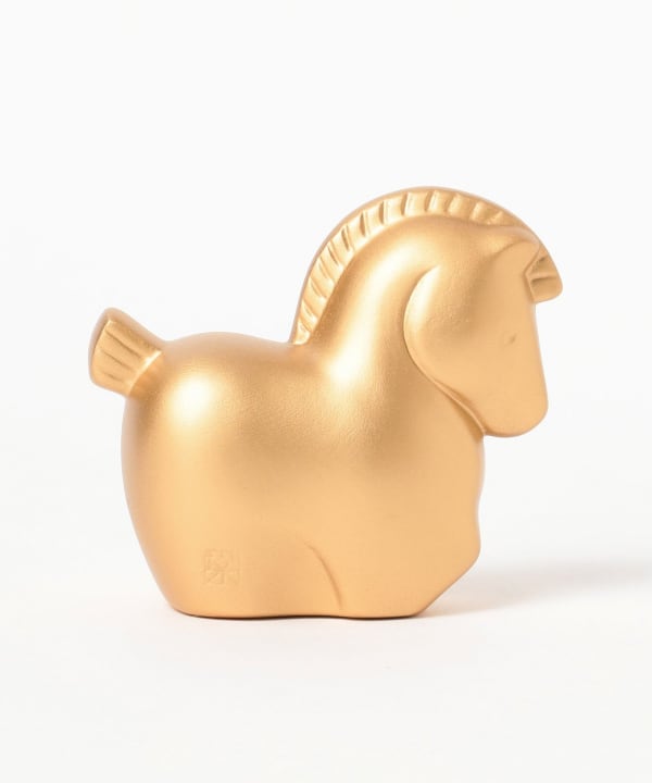 中外陶園 × BEAMS JAPAN - 干支擺飾 - 金「午(馬)」 ♪︎