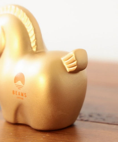 中外陶園 × BEAMS JAPAN - 干支擺飾 - 金「午(馬)」 ♪︎