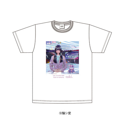 🌕 tuki. - 秋の修學旅行〜天體觀測〜 - Random Cover Art Collection T-shirt ♪︎ - 【中期預購-10月下旬】
