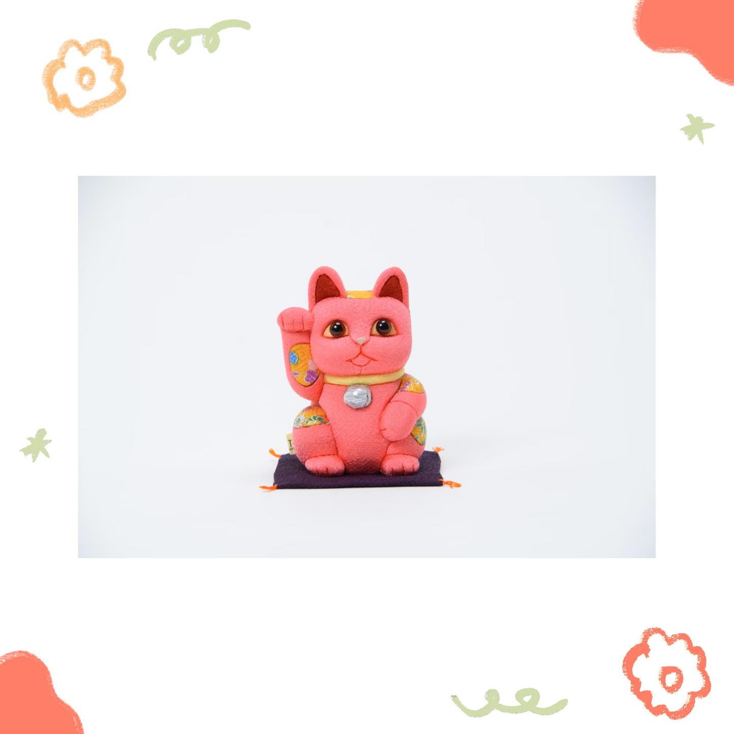 柿沼東光 - 招財貓- 風水 - 桃 ♪︎