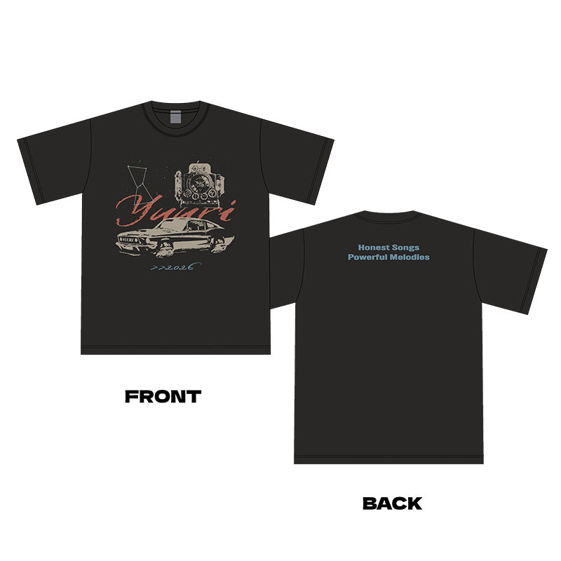 🌪️ 優里 - Fes 2026 - T-shirt July 18 (Sumi) ♪︎