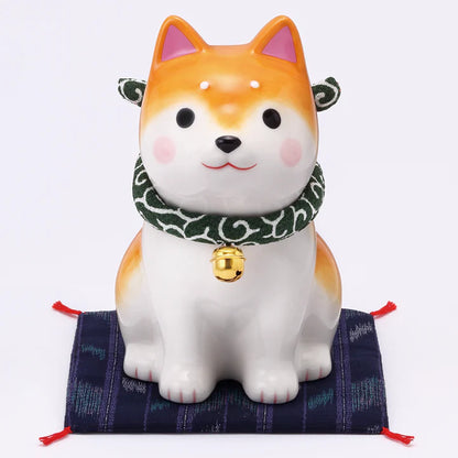 中外陶園– 藥師窯 - 狗勾日和坐姿柴犬 - 茶柴 (大) ♪