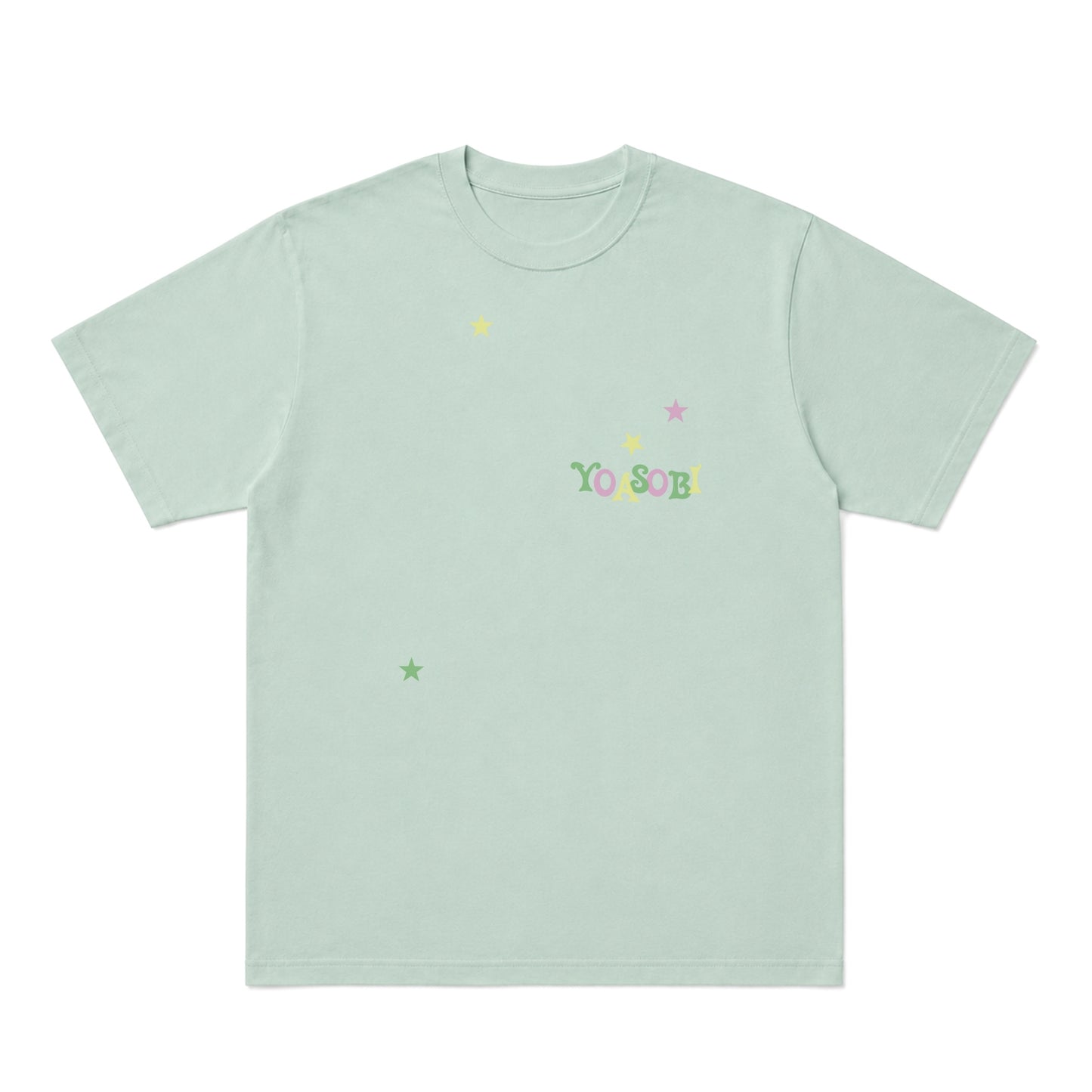 ⭐ YOASOBI - 超惑星 - 閃亮亮T-Shirt Light Green ♪︎ - 【長期預購-11月下旬】