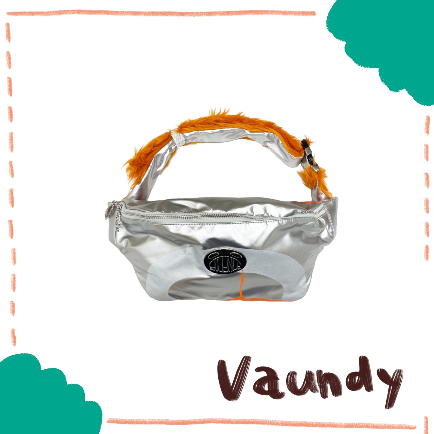 🍥 Vaundy - "SILENCE" - Metallic Crossbody Bag ♪︎