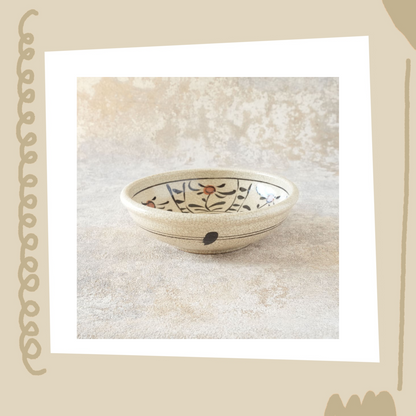 喜多窯霞仙 - 繪瀨戶 - 赤繪玉緣鉢6寸 ♪︎