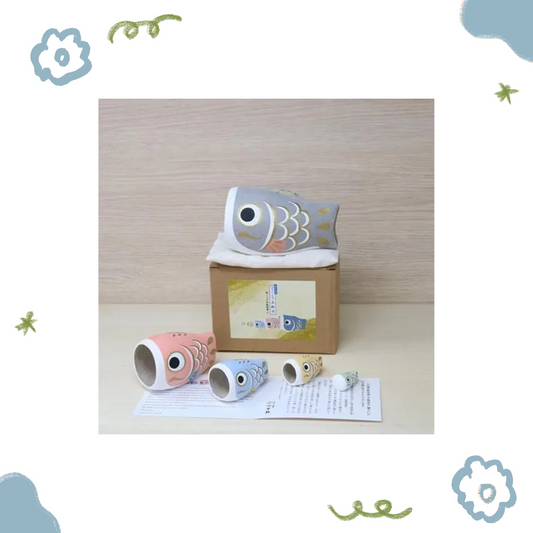 一千乃 - 和紙工藝俄羅斯娃娃 - 鯉魚旗- 輕柔 ♪