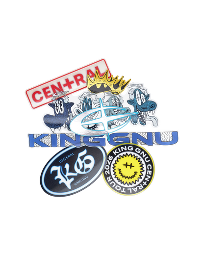 👑🐂 King Gnu - CEN+RAL Tour 2026 - CEN+RAL 貼紙組 ♪︎
