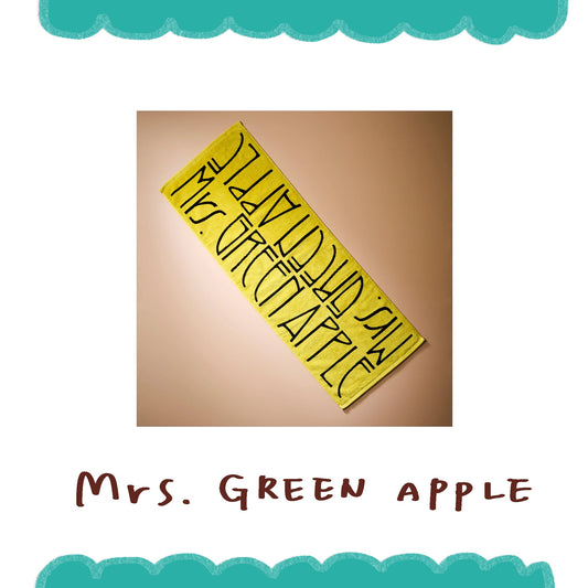 🍏 Mrs. GREEN APPLE - “BABEL no TOH” - LOGO毛巾 ♪︎ - 【長期預購-202604】