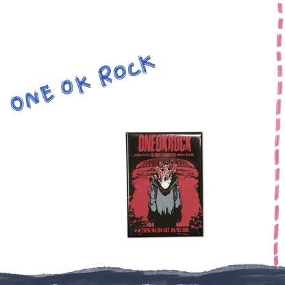 📽️ ONE OK ROCK - 2026 TMS - 磁鐵-紅色 ♪︎