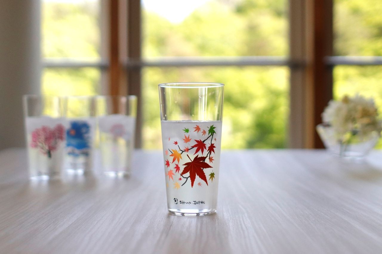 丸モ高木 - 紅葉 - 冷感玻璃杯 ♪︎