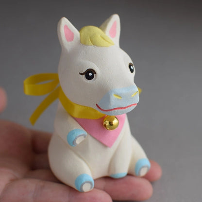 城南窯 - 新年手作2026 - 招福馬之介 (白馬) ♪︎ - 【中期預購-202602】