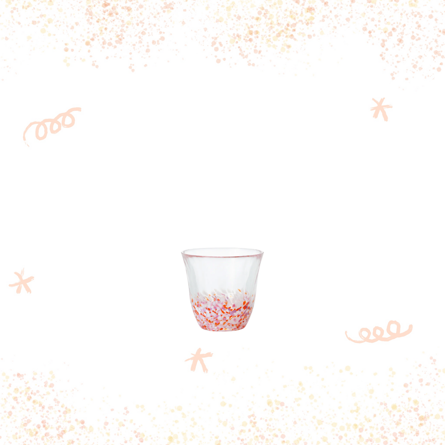 津輕玻璃 - SAKURA SAKURA - 櫻與晚霞 FREE CUP ♪︎