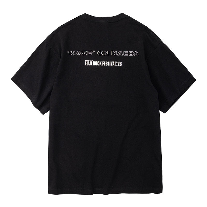 🌾 Fujii Kaze - Fujii Kaze x Fuji Rock '26 - Official Collaboration T-shirt (BLACK) ♪︎ - 【中期預購-7月下旬】