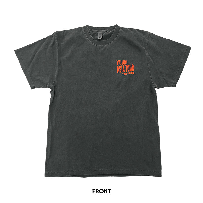 🌪️ 優里 - YUURI ASIA TOUR 2025-26 - Pigment T-shirt ♪︎