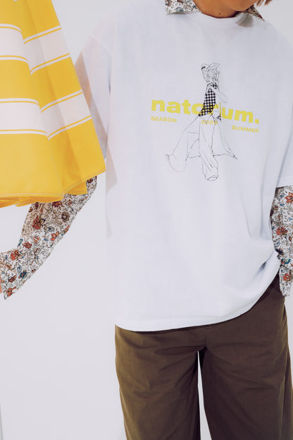 🎧 NATORI - DRESSING ROOM S/S Tee - 白色 ♪︎