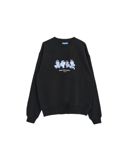 👑🐂 King Gnu - CEN+RAL Tour 2026 - KG IS DEAD SWEATSHIRT (BLACK) ♪︎