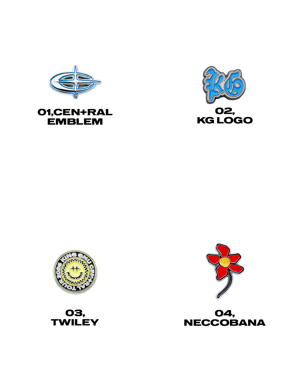 👑🐂 King Gnu - CEN+RAL Tour 2026 - CEN+RAL RANDOM PINS [21