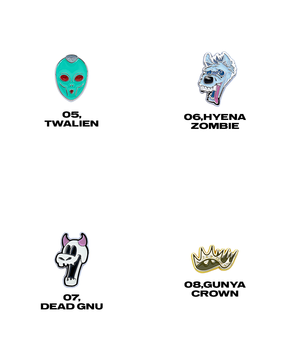 👑🐂 King Gnu - CEN+RAL Tour 2026 - CEN+RAL RANDOM PINS [21