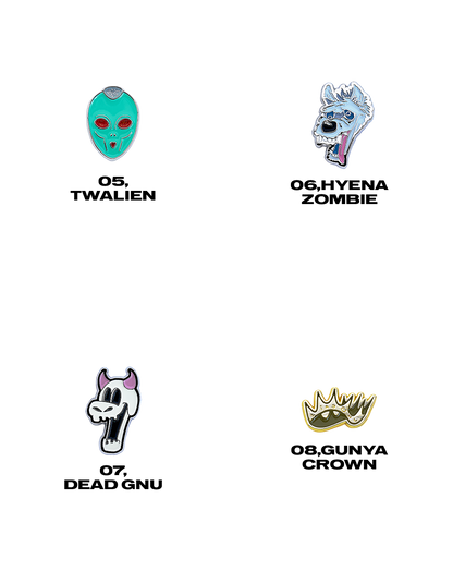 👑🐂 King Gnu - CEN+RAL Tour 2026 - CEN+RAL RANDOM PINS [21