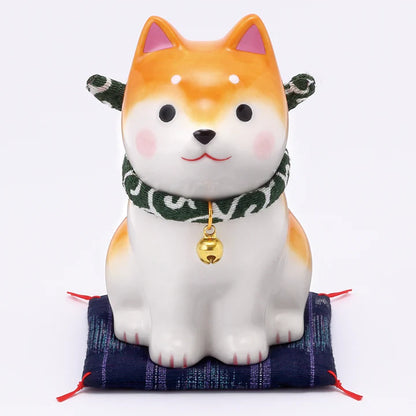 中外陶園– 藥師窯 - 狗勾日和坐姿柴犬 - 茶柴 (小) ♪