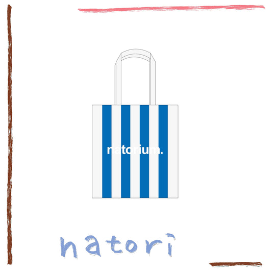 🎧 NATORI - natorium - 托特包 - 條紋藍色 ♪︎