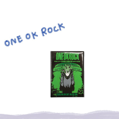 📽️ ONE OK ROCK - 2026 TMS - 磁鐵-綠色 ♪︎