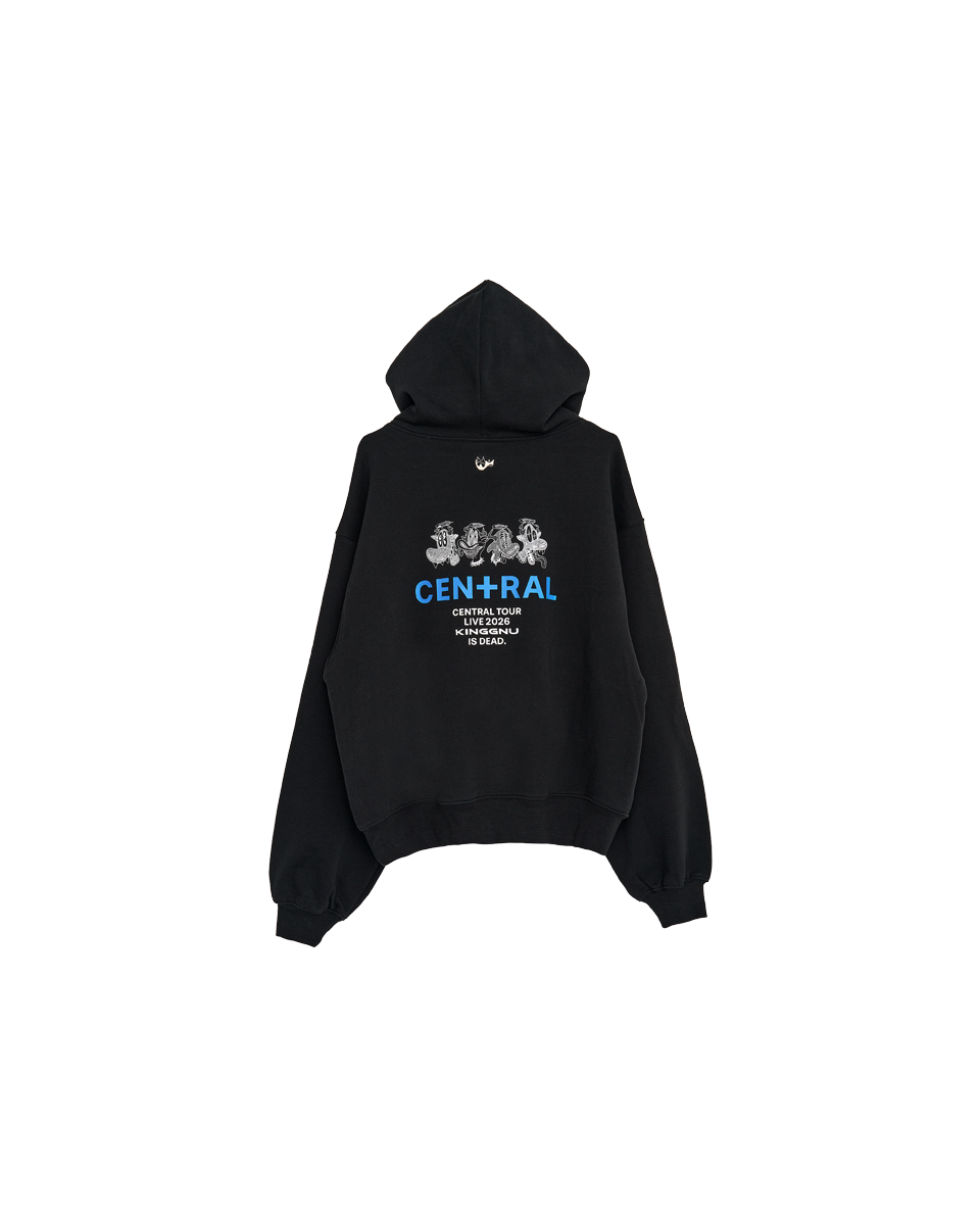 👑🐂 King Gnu - CEN+RAL Tour 2026 - KG IS DEAD HOODIE (BLACK