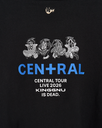 👑🐂 King Gnu - CEN+RAL Tour 2026 - KG IS DEAD HOODIE (BLACK) ♪︎