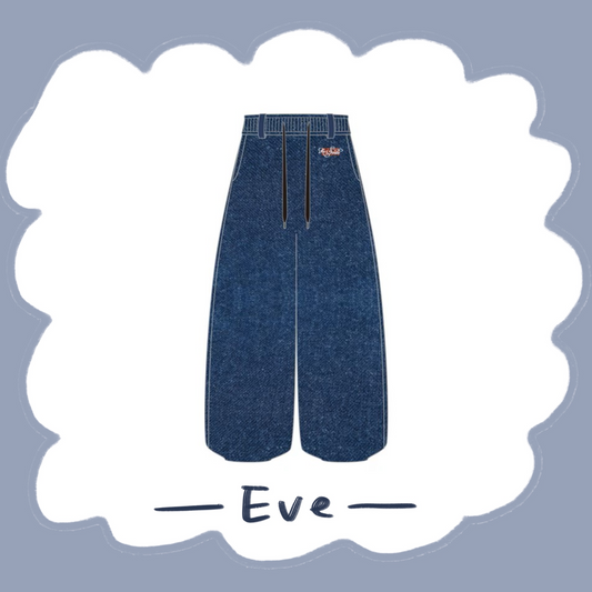 🎮 Eve - Eve Live 2026 [Re:Smile] - 運動長褲 [深藍丹寧] ♪︎ - 【中期預購-6月中旬】