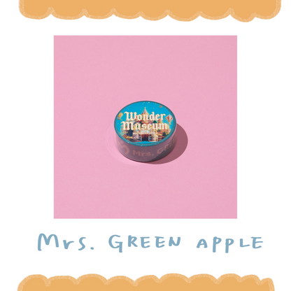 🍏 Mrs. GREEN APPLE - 『Wonder Museum』 - 紙膠帶 ♪︎ - 【長期預購-202606】